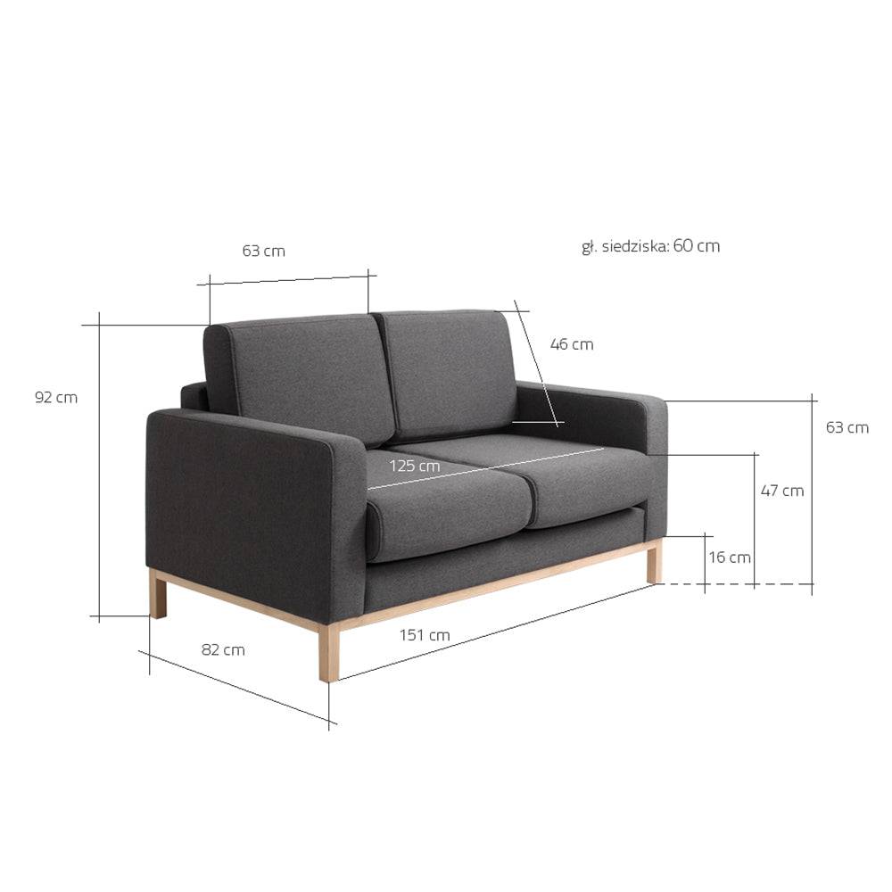 Schlafsofa 2-Sitzer SCANDIC