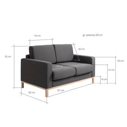 Schlafsofa 2-Sitzer SCANDIC
