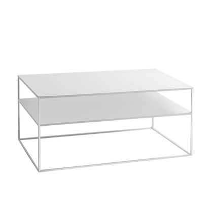 Couchtisch TENSIO 2 FLOOR METAL 100x60, weiß