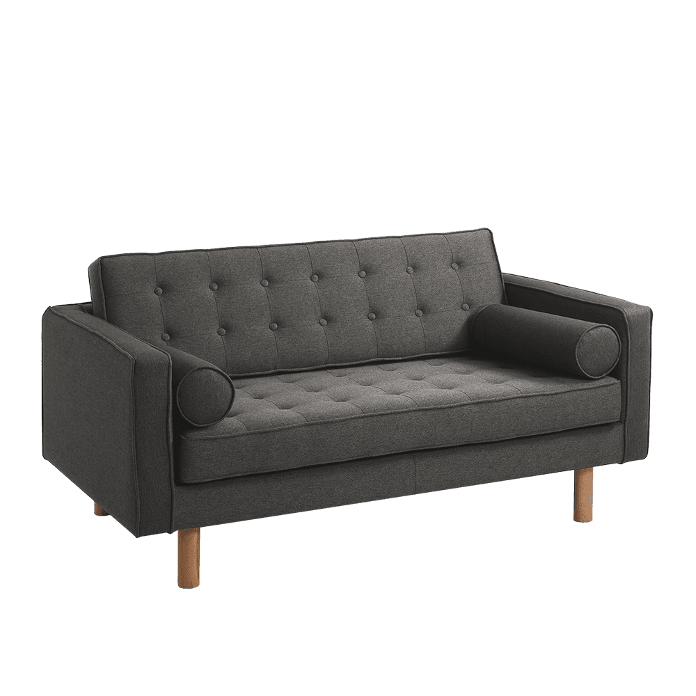 Divano 2 Posti TOPIC WOOD, Steel, Naturale