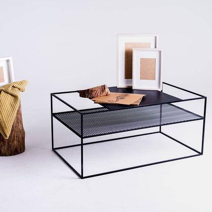 Tavolino MATRIX METAL 100x60 - nero