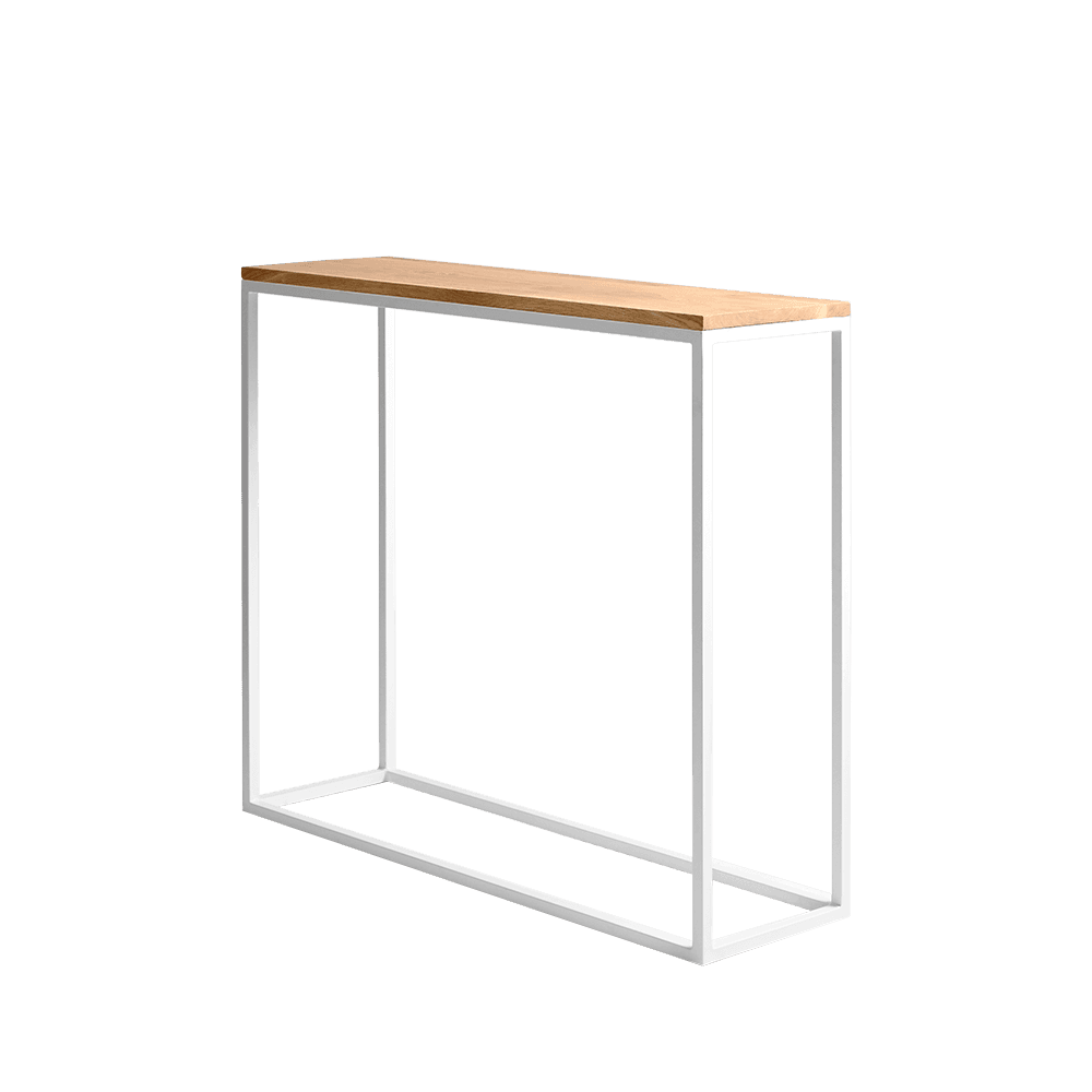 Credenza JULITA 92-1F, rovere, bianco