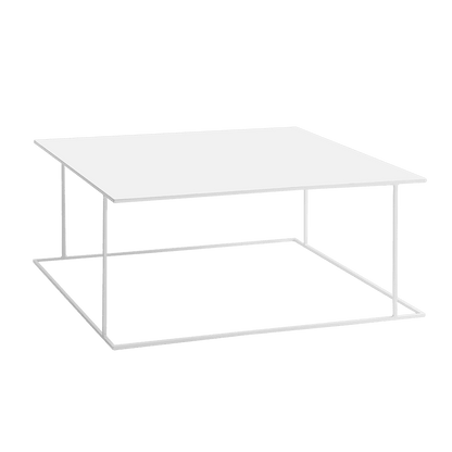Tavolino WALT METAL 100x100 Bianco