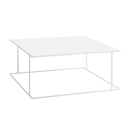Couchtisch WALT METAL 100x100 Weiß