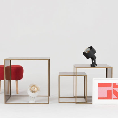 Set Tavolini 2WALL TRIO METAL, oro