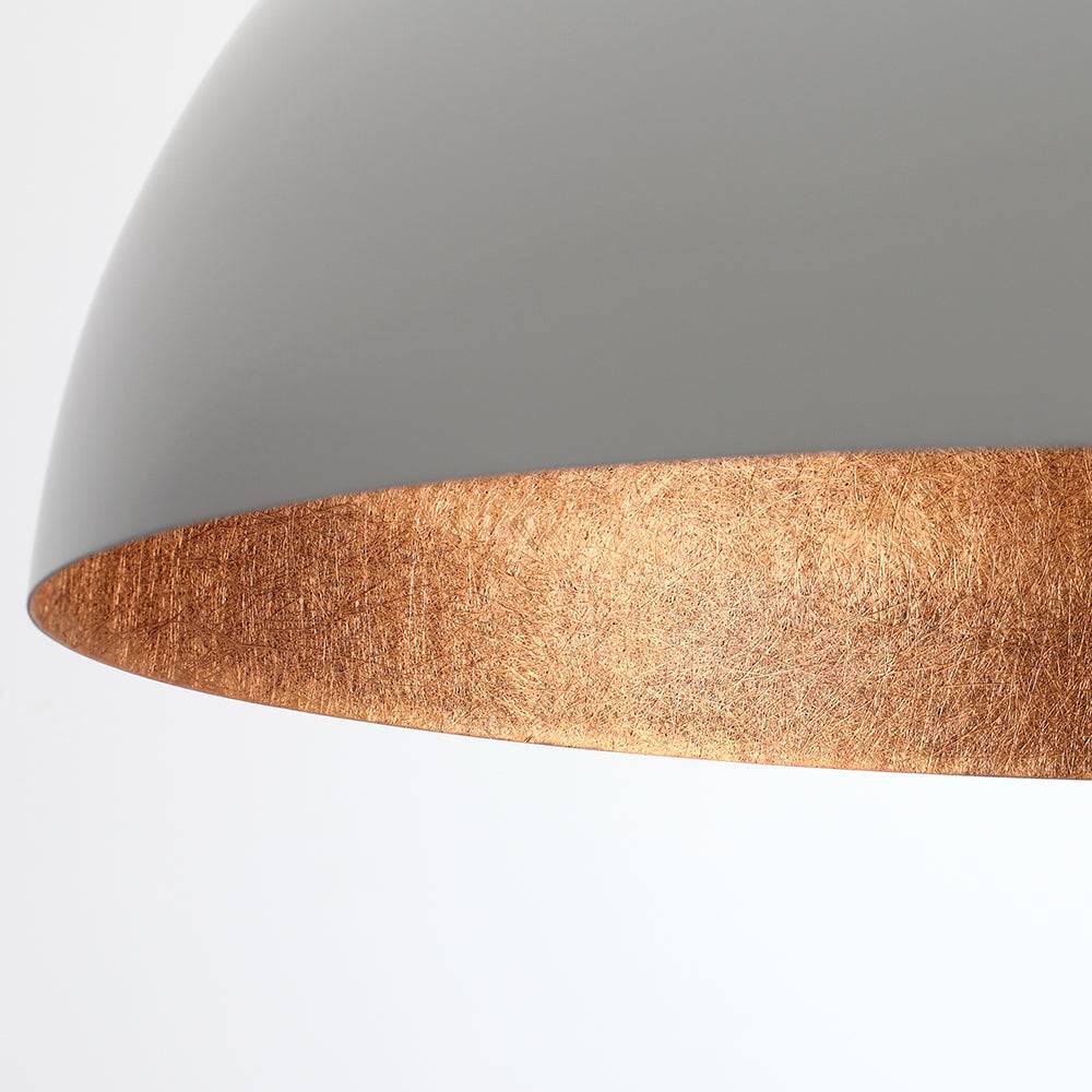 Plafoniera LORD 90 - Rame e Bianco