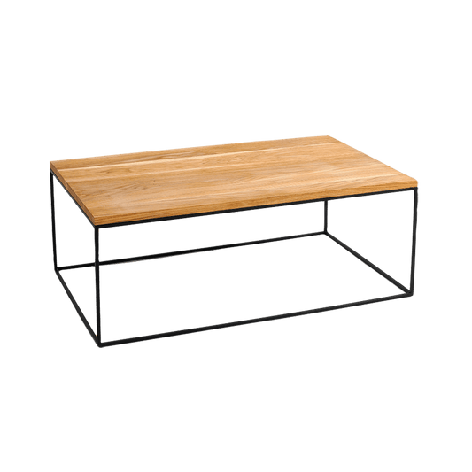 TENSIO WOOD Coffee Table 140x80, oak veneer, black