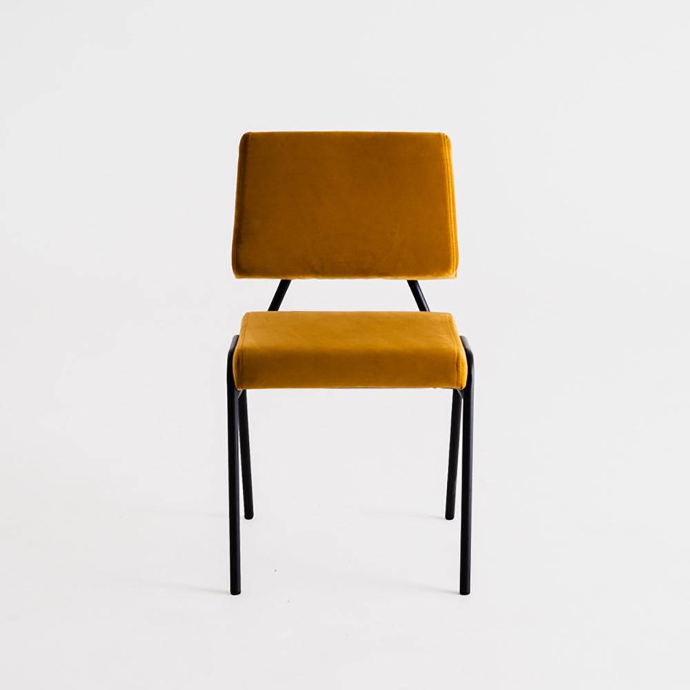 Sedia SIMPLE - passion fruit, nero
