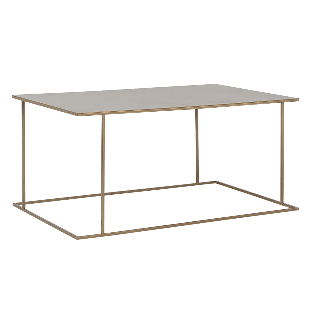 Tavolino WALT METAL 100x100, oro