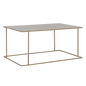 Couchtisch WALT METAL 100x100, Gold