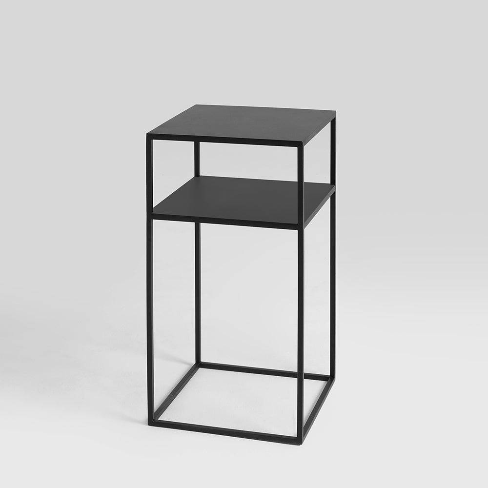 Tavolino Tensio 2 Floor Metal 30 - Nero