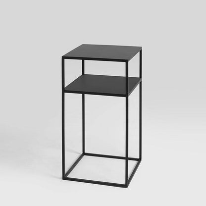 Tavolino Tensio 2 Floor Metal 30 - Nero