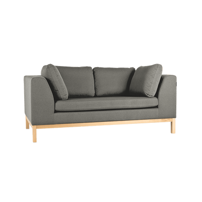 Divano 2 posti AMBIENT WOOD - kwarc, naturale