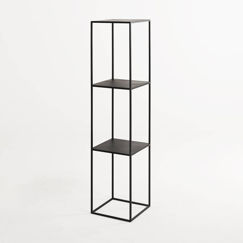 Libreria TENSIO PILLAR 3F 140x30, nero