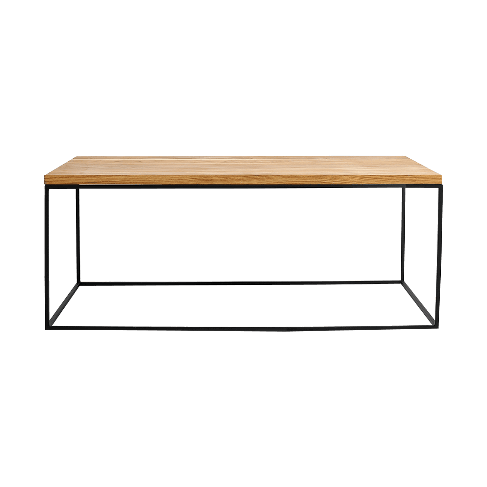Couchtisch MEMO MASSIVHOLZ 100x60 Schwarz