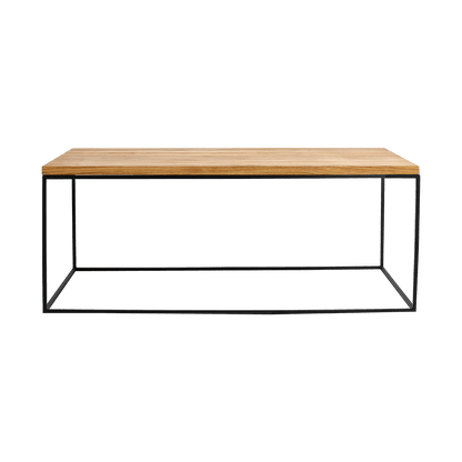 Couchtisch MEMO MASSIVHOLZ 100x60 Schwarz