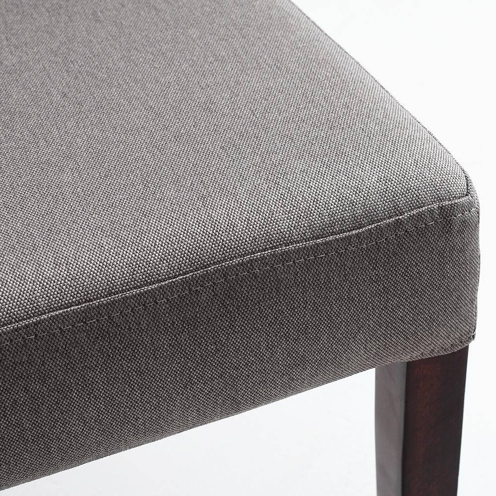 Sedia Wilton 98 Steel, Noce