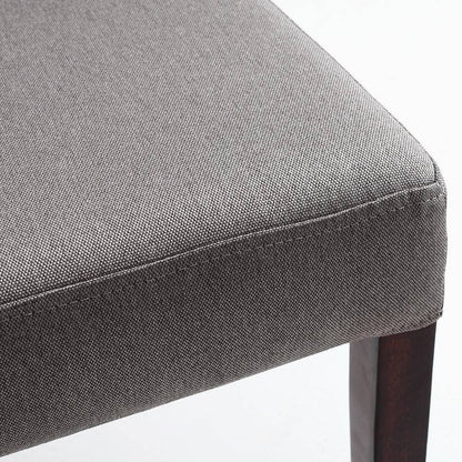 Sedia Wilton 98 Steel, Noce