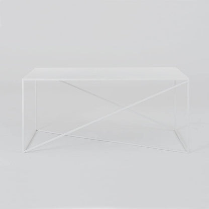 Beistelltisch MEMO METAL 100x60 Weiß