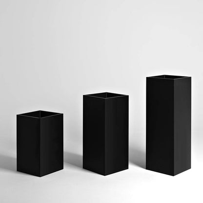 Vaso PALMUS 100x35x35 - nero