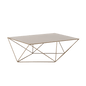 Beistelltisch DARYL METAL 140, gold