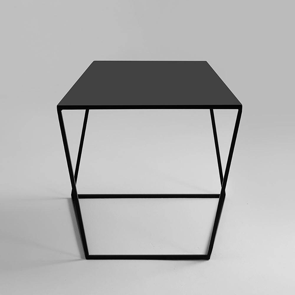 Tavolino ZAK in metallo 50, nero