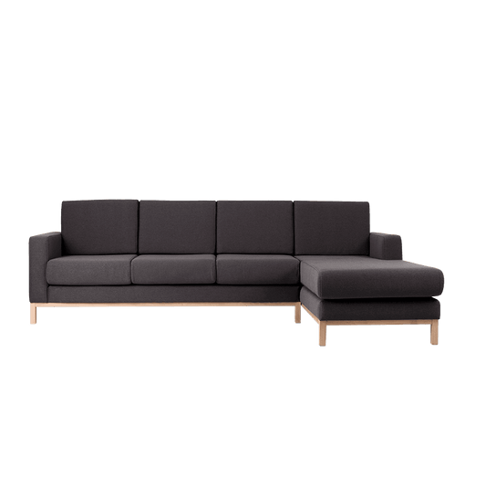SCANDIC 3-Seater Corner Sofa Carbon Grey