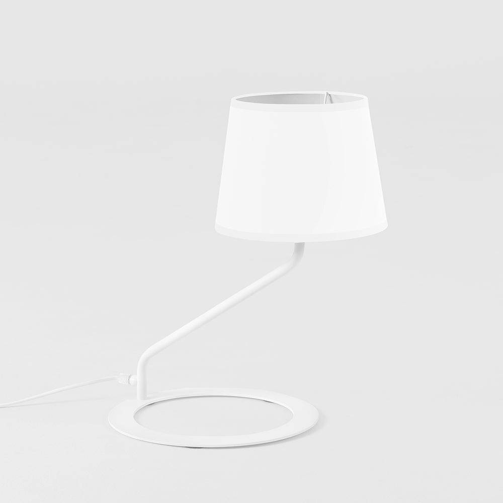 Tischleuchte SHADE – Schirm Weiß Fuß Weiß