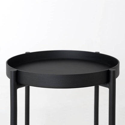 Tavolino laterale HANNA METAL - nero