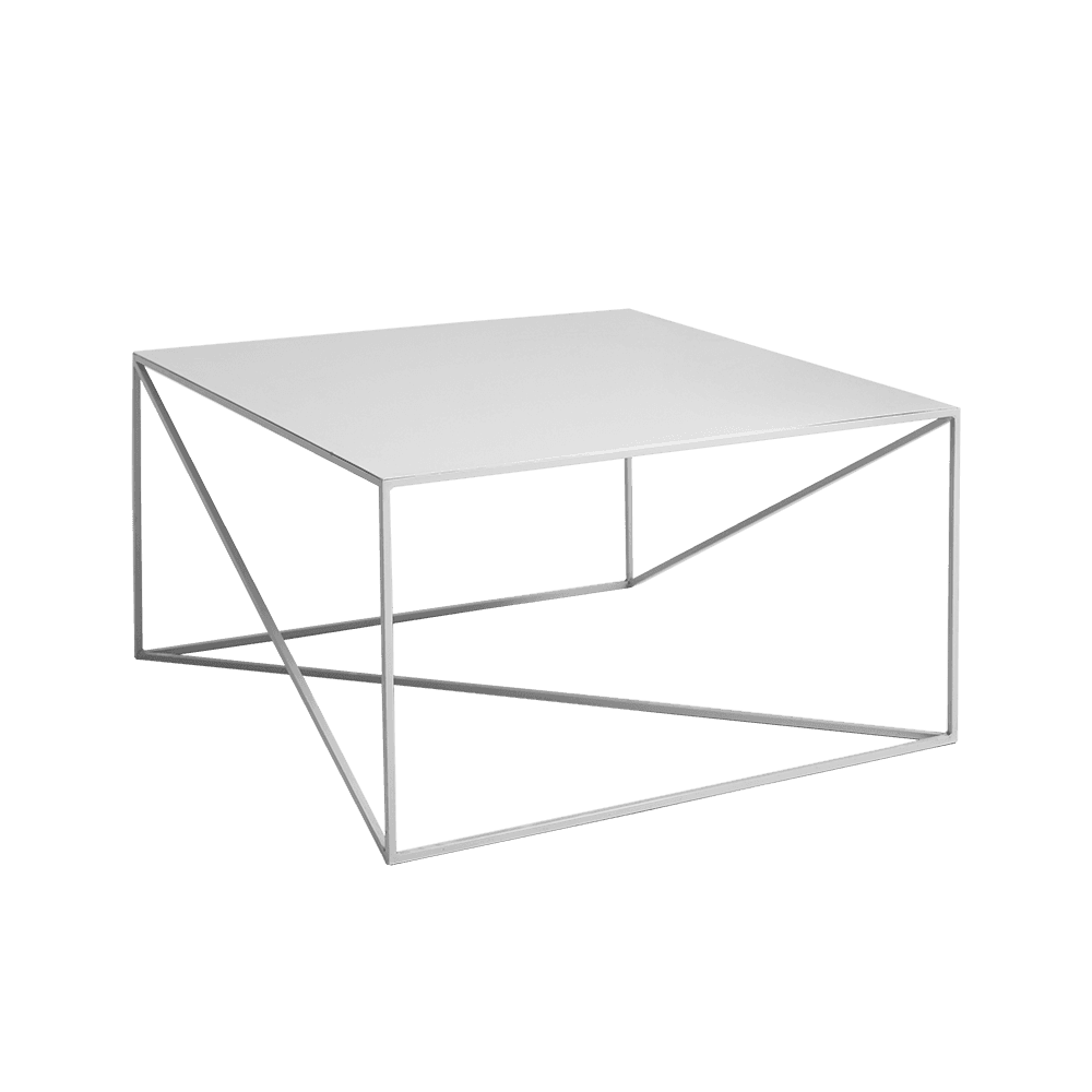 Tavolino MEMO METAL 80x80 grigio