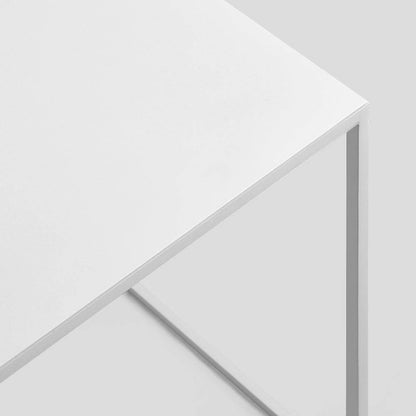 Tavolino Tensio Metal 80 Bianco