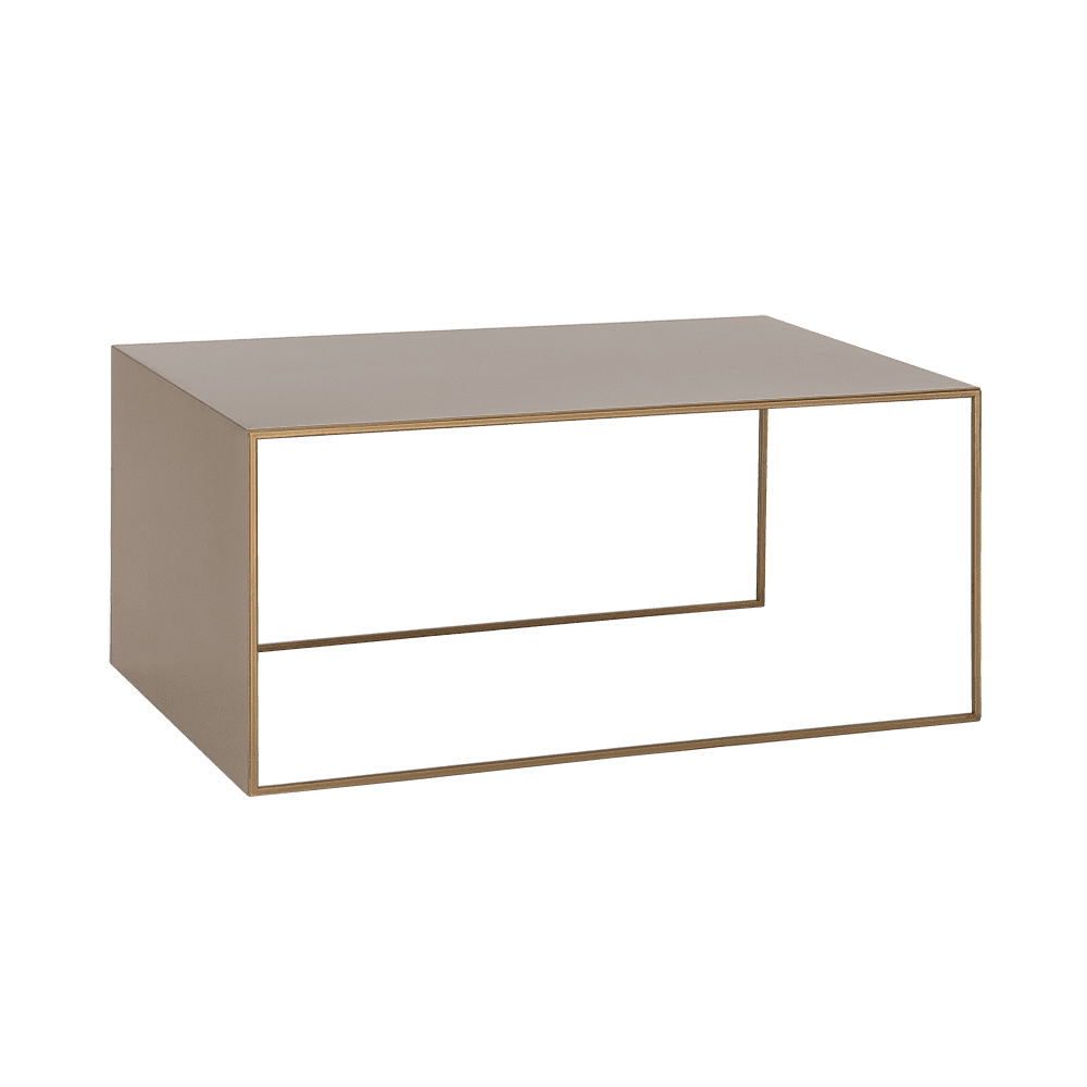 Tavolino 2WALL METAL 100x60, oro