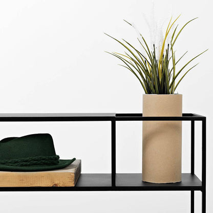 Tavolo Console Senso Flower Metal 120x25 Nero