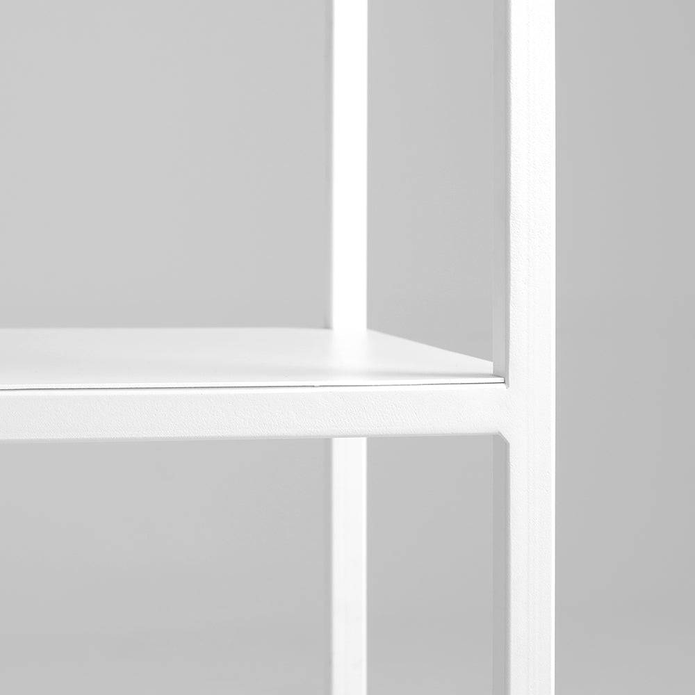 Libreria HYLLER METAL 100x110, bianco