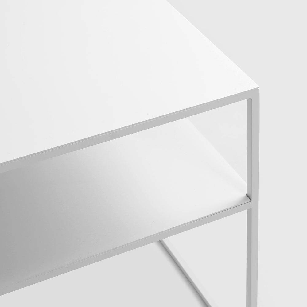 Couchtisch TENSIO 2 FLOOR METAL 100x60, weiß