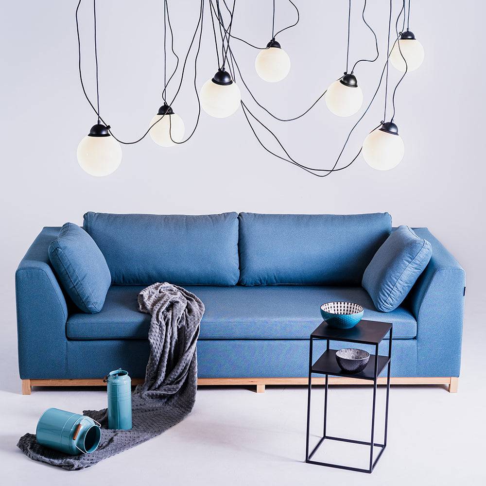 Lampada a Sospensione POPO GLASS M 5 - Nero