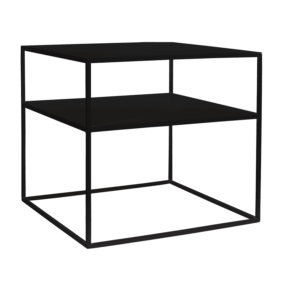 Tavolino Tensio 2 Floor Metal - nero