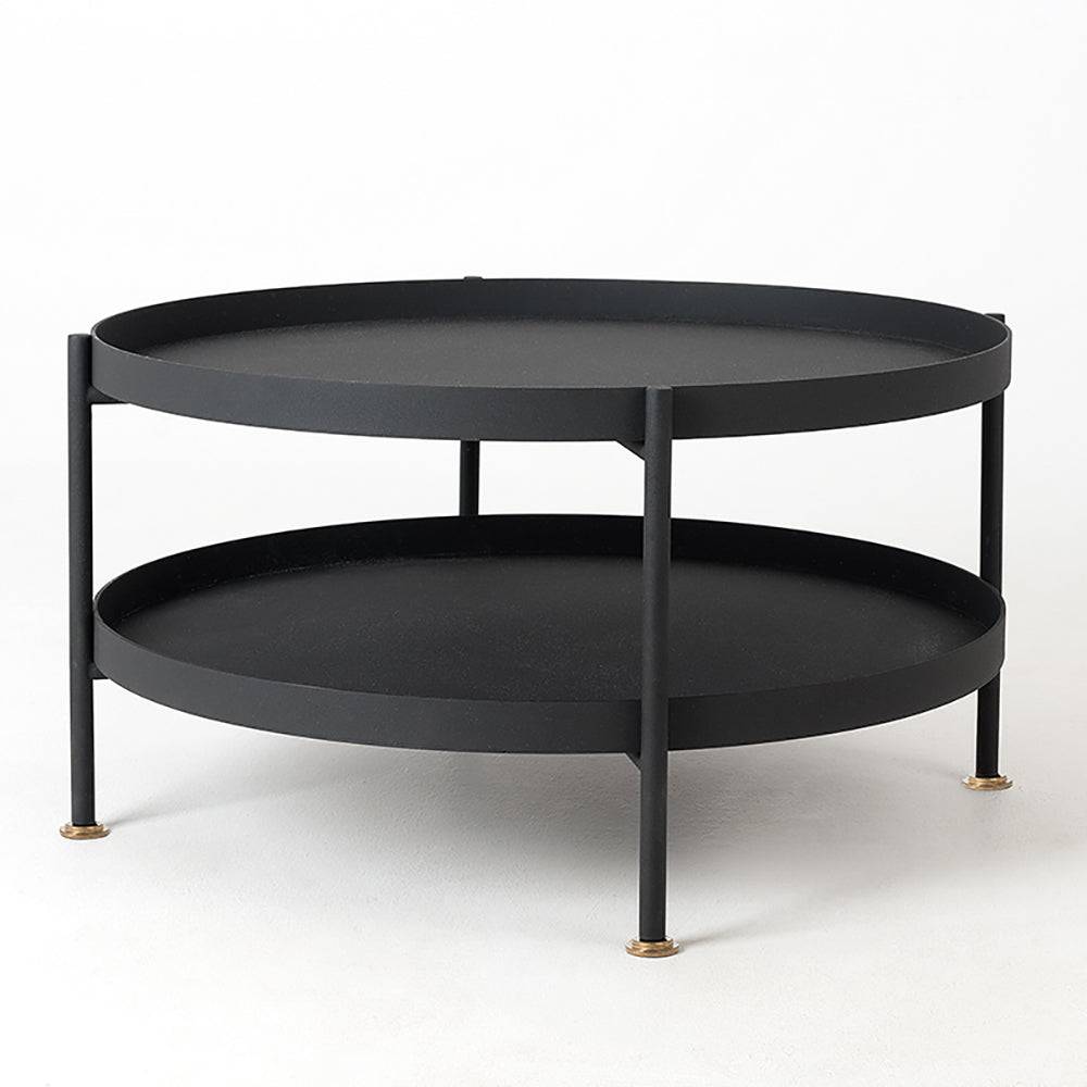 Tavolino da Caffè HANNA METAL 60 - Nero