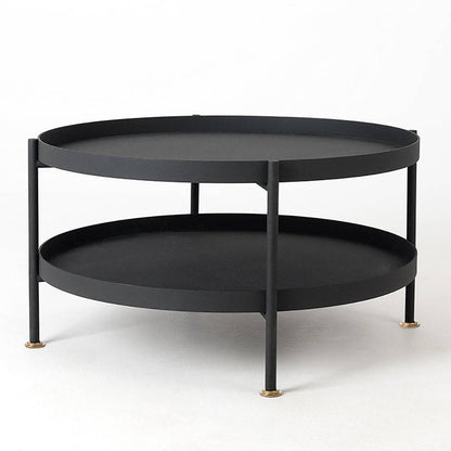 Tavolino da Caffè HANNA METAL 60 - Nero