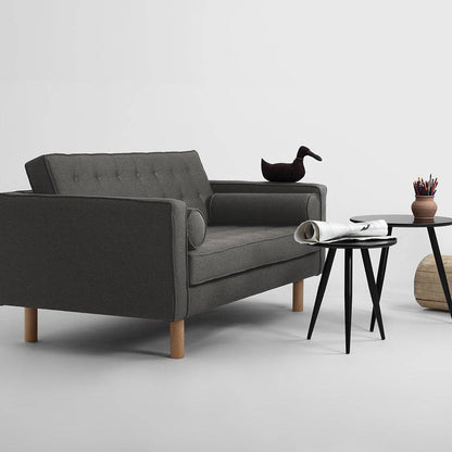 Schlafsofa 2-Sitzer TOPIC WOOD, Stahl, Natur