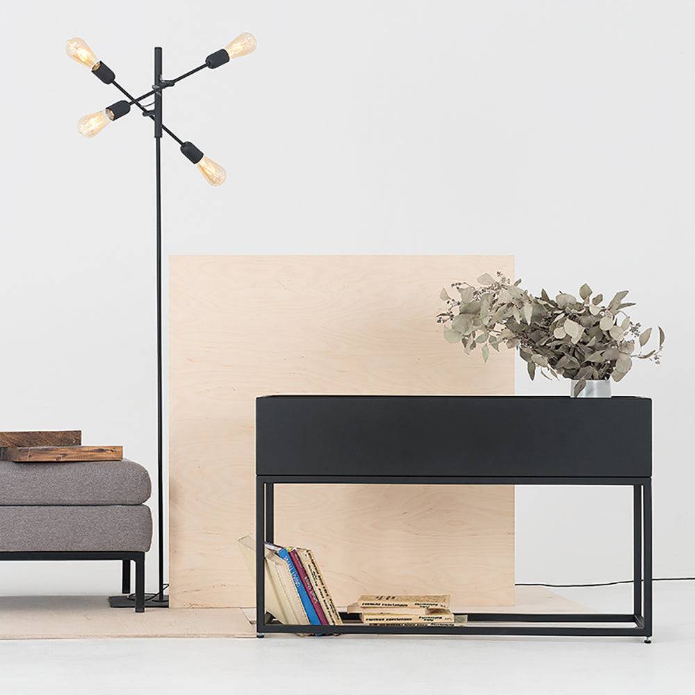 Fioriera FIORINA 100x30x60 - nero