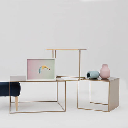 Tavolino TENSIO METAL 80, oro