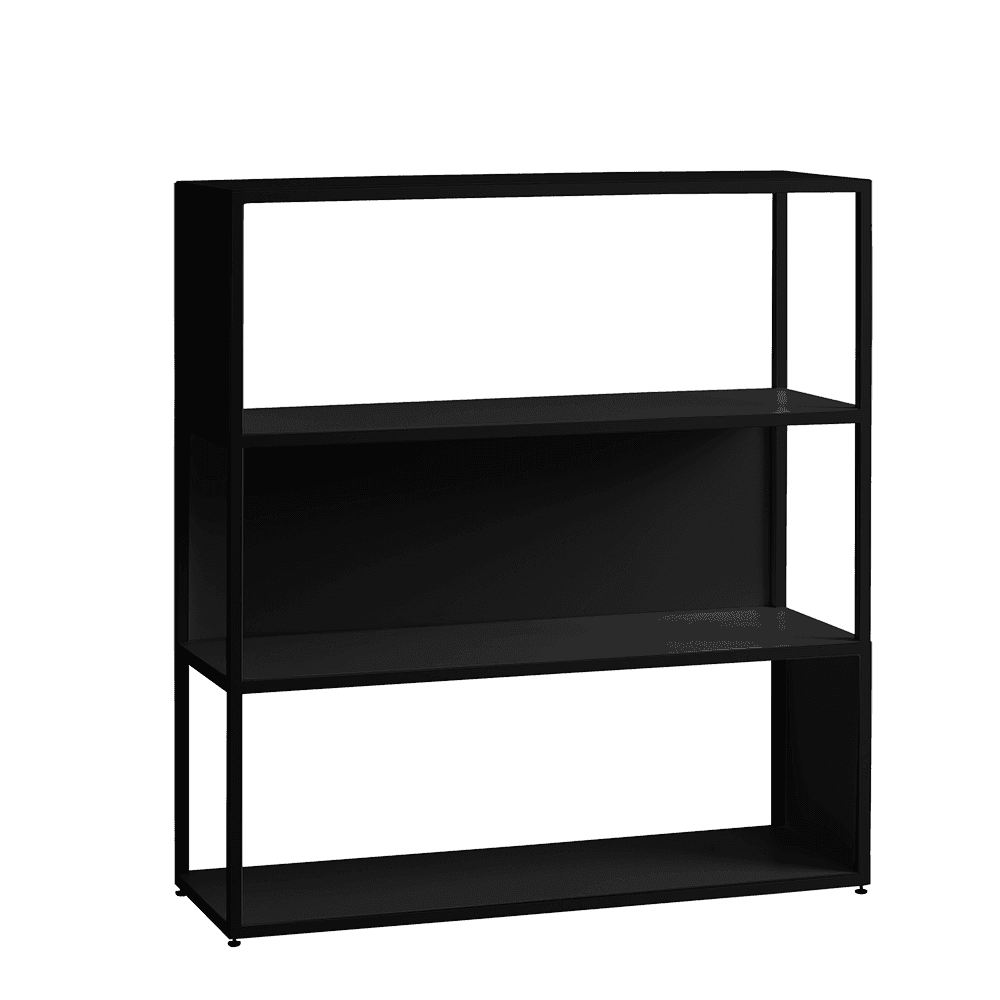 Regal HYLLER SIDE METALL 100x110 schwarz