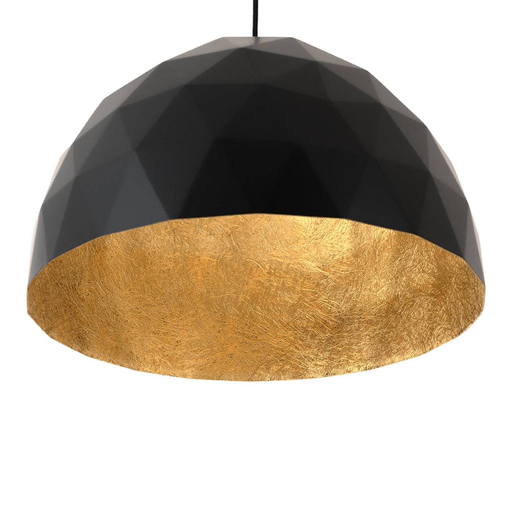 Lampada a Sospensione LEONARD L - Oro e Nero