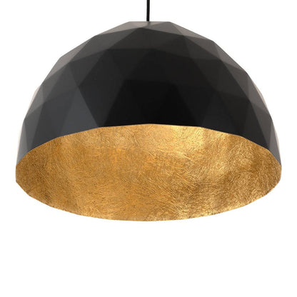 Lampada a Sospensione LEONARD L - Oro e Nero