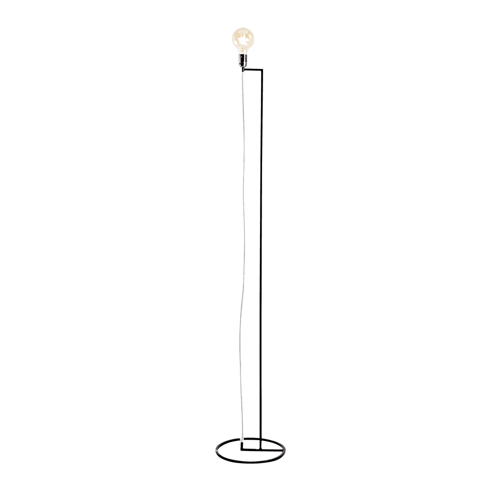 Lampada da Terra STRANG - nero