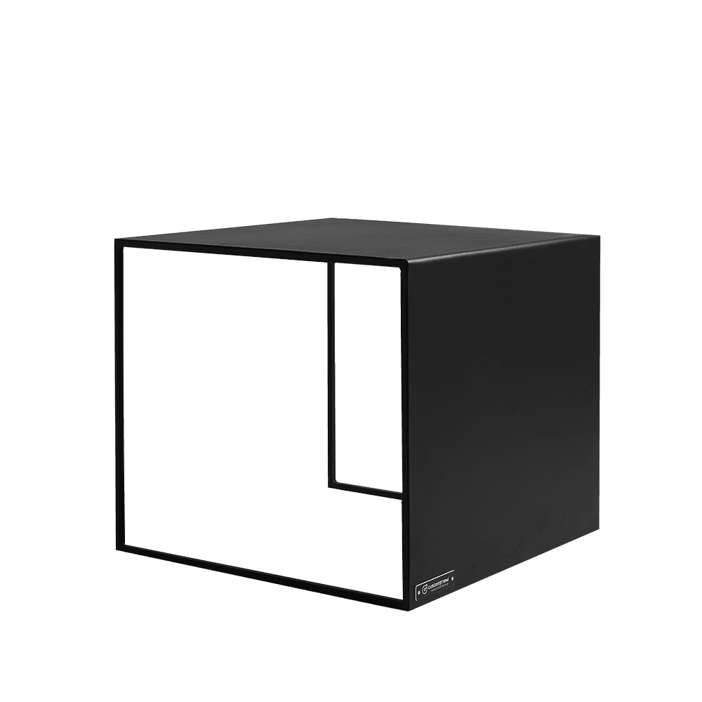 Tavolino 2Wall Metal 50 - Nero