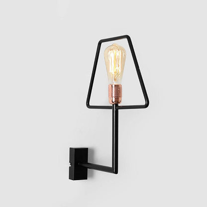 Lampada da Parete Firkant - Nero