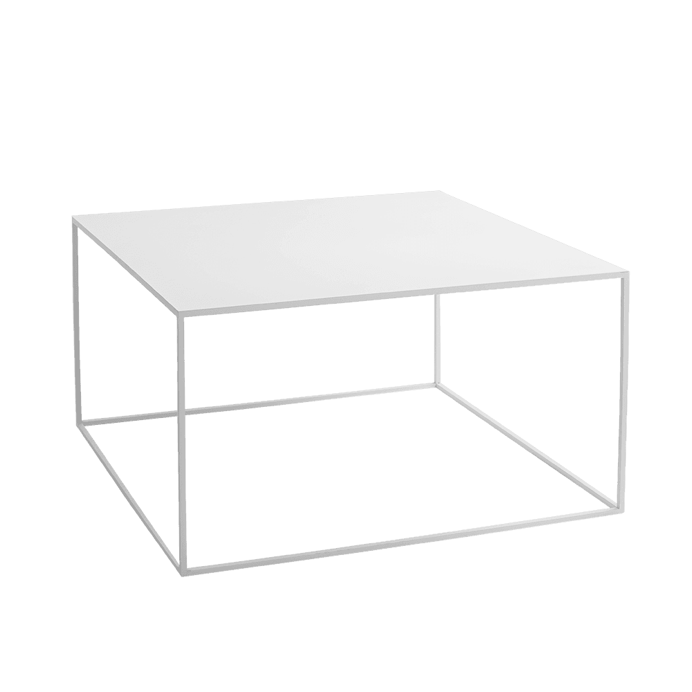 Tavolino Tensio Metal 80 Bianco