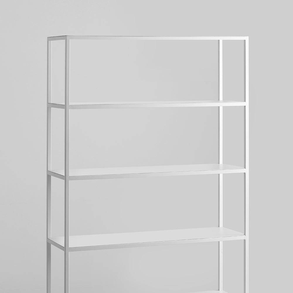Libreria HYLLER METAL 100×180, bianco